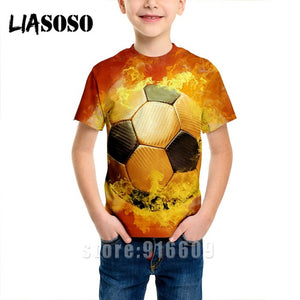 T-shirt 3D print Men women soccer Anime t shirt football tees top Harajuku KIDS shirts baby children tshirt fashion Short Sleeve