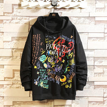 Load image into Gallery viewer, Japan Style Casual O-Neck 2020 Spring Autumn Print Hoodie Sweatshirt Men&#39;S Thick Fleece Style Hip Hop High Streetwear Clothes
