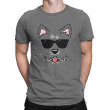 Load image into Gallery viewer, Novelty Cute West Highland White Terrier Dog Face With Sunglasses Westie Lovers Tshirt for Men 100 Percent Cotton T Shirt
