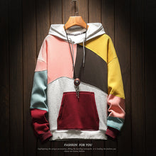 Load image into Gallery viewer, Striped Print High Quality Casual Hoodies And Sweatshirts 2020 Men Spring Autumn Clothes Plus Asian Size M-5XL
