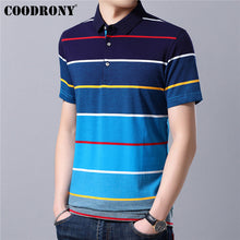 Load image into Gallery viewer, COODRONY Cotton T Shirt Men 2019 Spring Summer Short Sleeve T-Shirt Men Streetwear Fashion Casual Turn-down Collar Tshirt S95115

