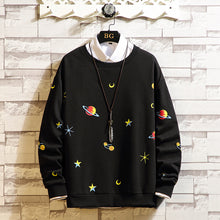 Load image into Gallery viewer, Autumn Spring 2020 Hoodie Sweatshirt Mens Black White Hip Hop Punk Pullover Streetwear Casual Fashion Clothes Plus OVERSize 5XL
