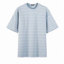 Load image into Gallery viewer, SEMIR T-shirts men short sleeve summer new round neck men t shirt loose trend striped bottoming tshirt
