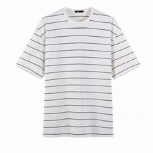 Load image into Gallery viewer, SEMIR T-shirts men short sleeve summer new round neck men t shirt loose trend striped bottoming tshirt
