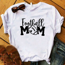 Load image into Gallery viewer, Women Football Baseball Love T Womens Graphic Top Tshirt Female Tee Shirt Femme Korean Harajuku Kawaii Ladies Clothes T-shirt
