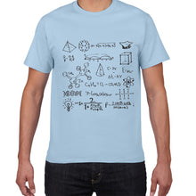 Load image into Gallery viewer, Math Formulas Science tshirt Men Cotton Creative funny T-Shirt Men cool Summer Novelty Tee shirt Homme GEEK Top Tee men clothes
