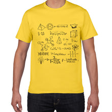 Load image into Gallery viewer, Math Formulas Science tshirt Men Cotton Creative funny T-Shirt Men cool Summer Novelty Tee shirt Homme GEEK Top Tee men clothes
