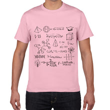 Load image into Gallery viewer, Math Formulas Science tshirt Men Cotton Creative funny T-Shirt Men cool Summer Novelty Tee shirt Homme GEEK Top Tee men clothes

