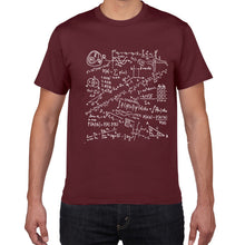 Load image into Gallery viewer, Math Formulas Science tshirt Men Cotton Creative funny T-Shirt Men cool Summer Novelty Tee shirt Homme GEEK Top Tee men clothes
