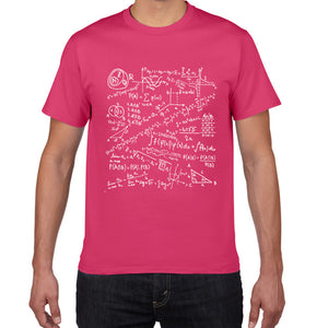 Math Formulas Science tshirt Men Cotton Creative funny T-Shirt Men cool Summer Novelty Tee shirt Homme GEEK Top Tee men clothes