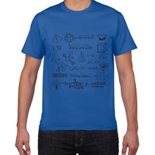 Load image into Gallery viewer, Math Formulas Science tshirt Men Cotton Creative funny T-Shirt Men cool Summer Novelty Tee shirt Homme GEEK Top Tee men clothes
