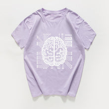 Load image into Gallery viewer, new science and technology Graphic funny tshirt men ai Artificial intelligence brain t shirt streetwear vintage hip hop Hipster
