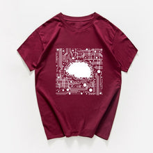 Load image into Gallery viewer, new science and technology Graphic funny tshirt men ai Artificial intelligence brain t shirt streetwear vintage hip hop Hipster
