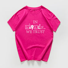 Load image into Gallery viewer, in Science We Trust funny t shirt men  Science Chemistry Biology Geography Sarcastic Graphic Novelty tshirt streetwear Harajuku
