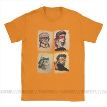 Load image into Gallery viewer, Science Turtles T-Shirt Men Mutant Ninja Short Sleeve Humor Tee Shirt Round Neck 100% Cotton Funny Tops Printed Graphic T Shirt
