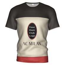 Load image into Gallery viewer, 2020new  Ac Milan Soccer Jersey Football 3d T Shirt Ac Milan Tracksuit Costume Ac Milan Sweatshirt Training Kit Football Tshirt
