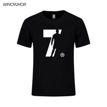 Load image into Gallery viewer, New Fashion Ronaldo T Shirts Men Summer Short Sleeve Cotton Tops Man CR7 T-shirt Barcelona Footballer Lover Tshirt Tee
