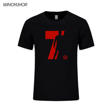 Load image into Gallery viewer, New Fashion Ronaldo T Shirts Men Summer Short Sleeve Cotton Tops Man CR7 T-shirt Barcelona Footballer Lover Tshirt Tee
