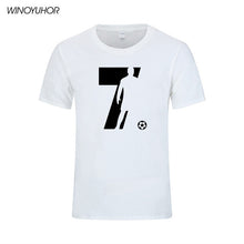 Load image into Gallery viewer, New Fashion Ronaldo T Shirts Men Summer Short Sleeve Cotton Tops Man CR7 T-shirt Barcelona Footballer Lover Tshirt Tee
