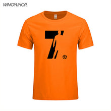 Load image into Gallery viewer, New Fashion Ronaldo T Shirts Men Summer Short Sleeve Cotton Tops Man CR7 T-shirt Barcelona Footballer Lover Tshirt Tee
