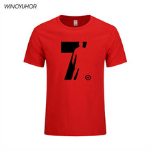 Load image into Gallery viewer, New Fashion Ronaldo T Shirts Men Summer Short Sleeve Cotton Tops Man CR7 T-shirt Barcelona Footballer Lover Tshirt Tee
