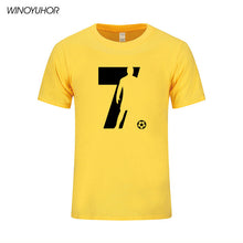 Load image into Gallery viewer, New Fashion Ronaldo T Shirts Men Summer Short Sleeve Cotton Tops Man CR7 T-shirt Barcelona Footballer Lover Tshirt Tee
