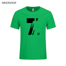 Load image into Gallery viewer, New Fashion Ronaldo T Shirts Men Summer Short Sleeve Cotton Tops Man CR7 T-shirt Barcelona Footballer Lover Tshirt Tee
