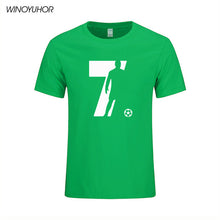 Load image into Gallery viewer, New Fashion Ronaldo T Shirts Men Summer Short Sleeve Cotton Tops Man CR7 T-shirt Barcelona Footballer Lover Tshirt Tee
