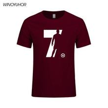 Load image into Gallery viewer, New Fashion Ronaldo T Shirts Men Summer Short Sleeve Cotton Tops Man CR7 T-shirt Barcelona Footballer Lover Tshirt Tee
