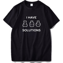 Load image into Gallery viewer, Chemistry T Shirt I Made A Joke Science Tshirt Black 100% Cotton Summer Tops Tee High Quality EU Size
