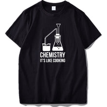 Load image into Gallery viewer, Chemistry T Shirt I Made A Joke Science Tshirt Black 100% Cotton Summer Tops Tee High Quality EU Size
