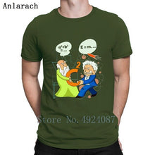 Load image into Gallery viewer, Einstein Pythagoras Math And Science Funny Shirt T Shirt Pattern Round Collar Cute Fitness Clothing Custom Tshirt Character Slim

