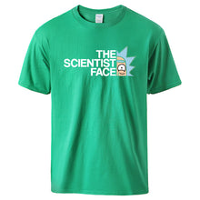 Load image into Gallery viewer, fashion Summer Cotton Tshirts The Science Face Men Short Sleeve Top Tee 2020 New Arrial Japan Anime Cartoon Print T shirt
