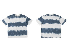 Load image into Gallery viewer, GONTHWID Tie Dye Striped Tees Shirts Summer Casual Streetwear Tshirts Harajuku Hip Hop Short Sleeve Tops Fashion Hipster T-Shirt
