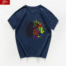 Load image into Gallery viewer, harajuku Geek Brain T Shirt men Science Chemistry Biology Geography streetwear Math Physics Cool T-shirt Funny  Tee shirt homme
