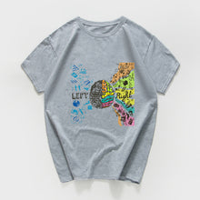 Load image into Gallery viewer, harajuku Geek Brain T Shirt men Science Chemistry Biology Geography streetwear Math Physics Cool T-shirt Funny  Tee shirt homme
