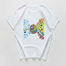 Load image into Gallery viewer, harajuku Geek Brain T Shirt men Science Chemistry Biology Geography streetwear Math Physics Cool T-shirt Funny  Tee shirt homme
