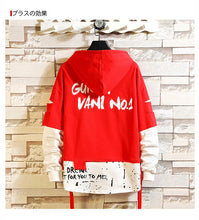 Load image into Gallery viewer, Japan Style Casual O-Neck 2020 Spring Autumn Print Hoodie Sweatshirt Men'S Thick Fleece Hip Hop High Streetwear Clothes
