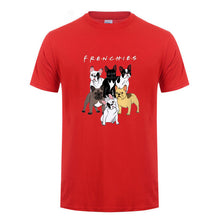 Load image into Gallery viewer, High Quality French Bulldog Frenchies Printed T Shirt For Men Male Dogs Animal Lovers Short Sleeve O Neck Cotton Funny T-Shirt

