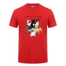 Load image into Gallery viewer, High Quality French Bulldog Frenchies Printed T Shirt For Men Male Dogs Animal Lovers Short Sleeve O Neck Cotton Funny T-Shirt
