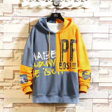 Load image into Gallery viewer, Japan Style Casual O-Neck 2020 Spring Autumn Print Hoodie Sweatshirt Men'S Thick Fleece Hip Hop High Streetwear Clothes
