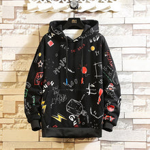Load image into Gallery viewer, 2020 AUTUMN  Spring Fashion High Quality Sweatshirt Men'S Black White Hip Hop Long Sleeve Pullover Hoodies Sweatshirt Clothes
