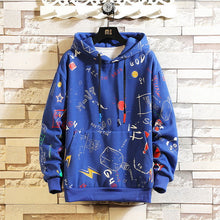 Load image into Gallery viewer, 2020 AUTUMN  Spring Fashion High Quality Sweatshirt Men'S Black White Hip Hop Long Sleeve Pullover Hoodies Sweatshirt Clothes
