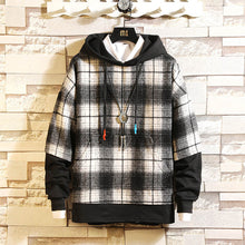 Load image into Gallery viewer, 2020 AUTUMN  Spring Fashion High Quality Sweatshirt Men'S Black White Hip Hop Long Sleeve Pullover Hoodies Sweatshirt Clothes
