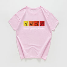 Load image into Gallery viewer, Periodic Table Primary Elements Of Humor T Shirt men S Ar Ca Sm Science streetwear Sarcasm Chemistry tshirt hip hop tee shirt
