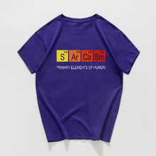 Load image into Gallery viewer, Periodic Table Primary Elements Of Humor T Shirt men S Ar Ca Sm Science streetwear Sarcasm Chemistry tshirt hip hop tee shirt
