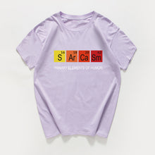Load image into Gallery viewer, Periodic Table Primary Elements Of Humor T Shirt men S Ar Ca Sm Science streetwear Sarcasm Chemistry tshirt hip hop tee shirt
