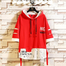 Load image into Gallery viewer, Summer 2020 Short White Black RED  GREEN Hoodie Sweatshirt Mens Hip Hop Punk Pullover Streetwear Casual Fashion Clothes
