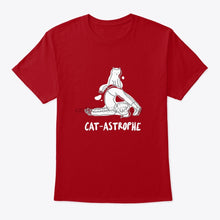 Load image into Gallery viewer, Men T Shirt Cat-Astrophe Yoga Work Out Funny Women T-Shirt
