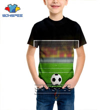 Load image into Gallery viewer, T-shirt 3D print Men women soccer Anime t shirt football tees top Harajuku KIDS shirts baby children tshirt fashion Short Sleeve
